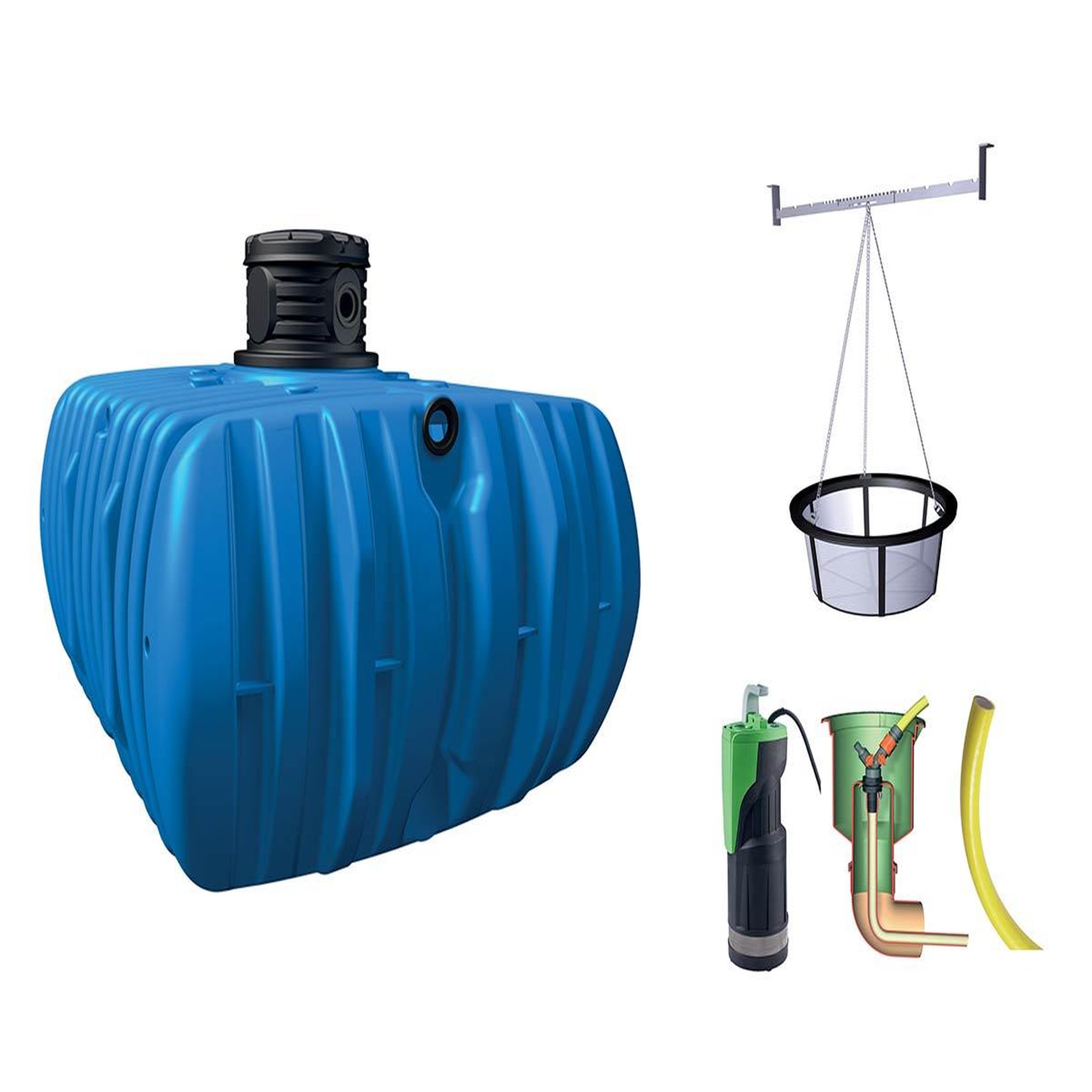 Garantia Récupérateur d'eau de pluie à enterrer extra plat 5000 l - garantia