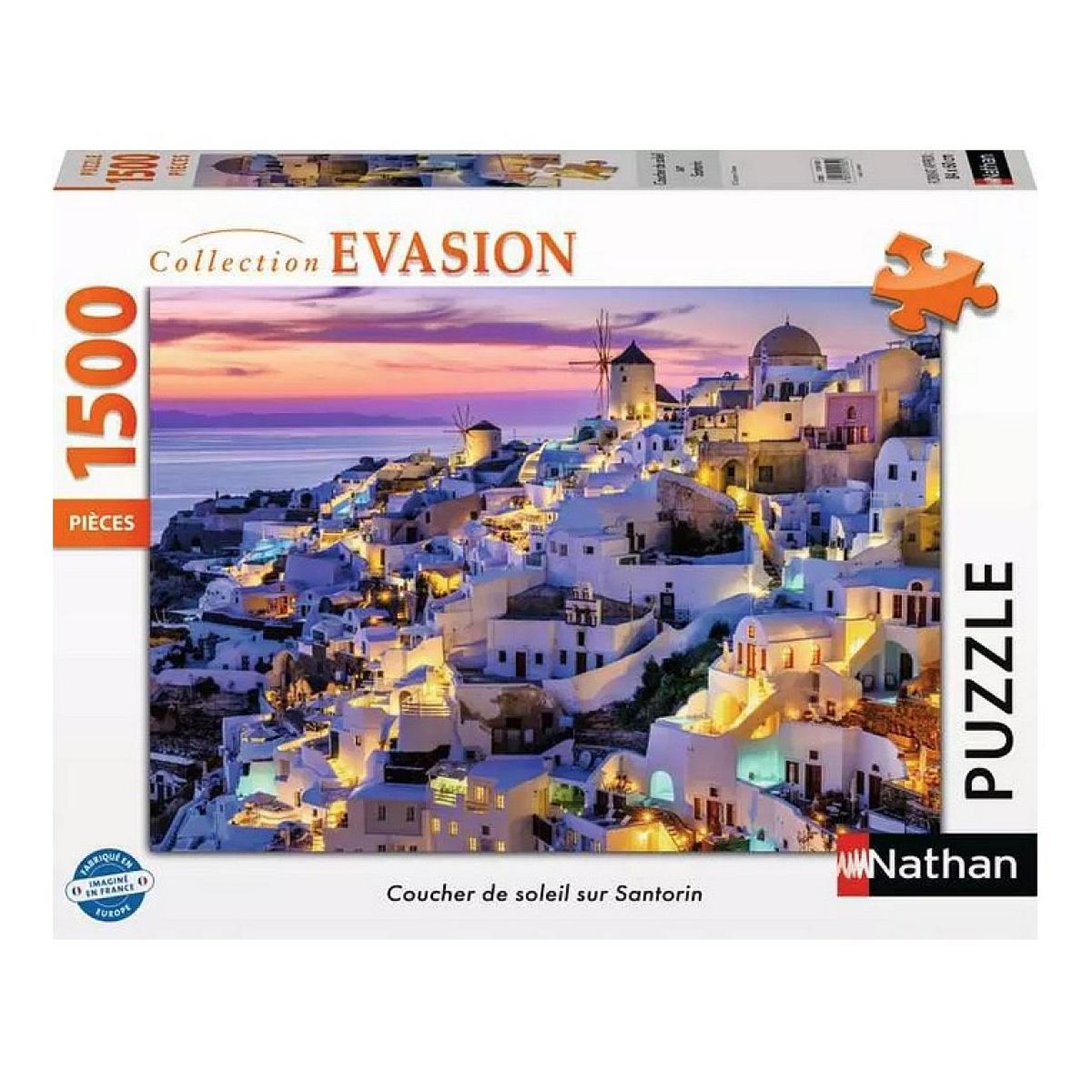 RAVENSBURGER Puzzle 1500 P Soleil Santorin