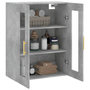 Voir la diapositive 5 : VIDAXL Armoire murale gris beton 69,5x34x90 cm