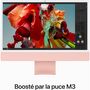 Voir la diapositive 4 : APPLE Ordinateur Apple 24' M3 8Go 256Go CPU 8 GPU 10 Rose