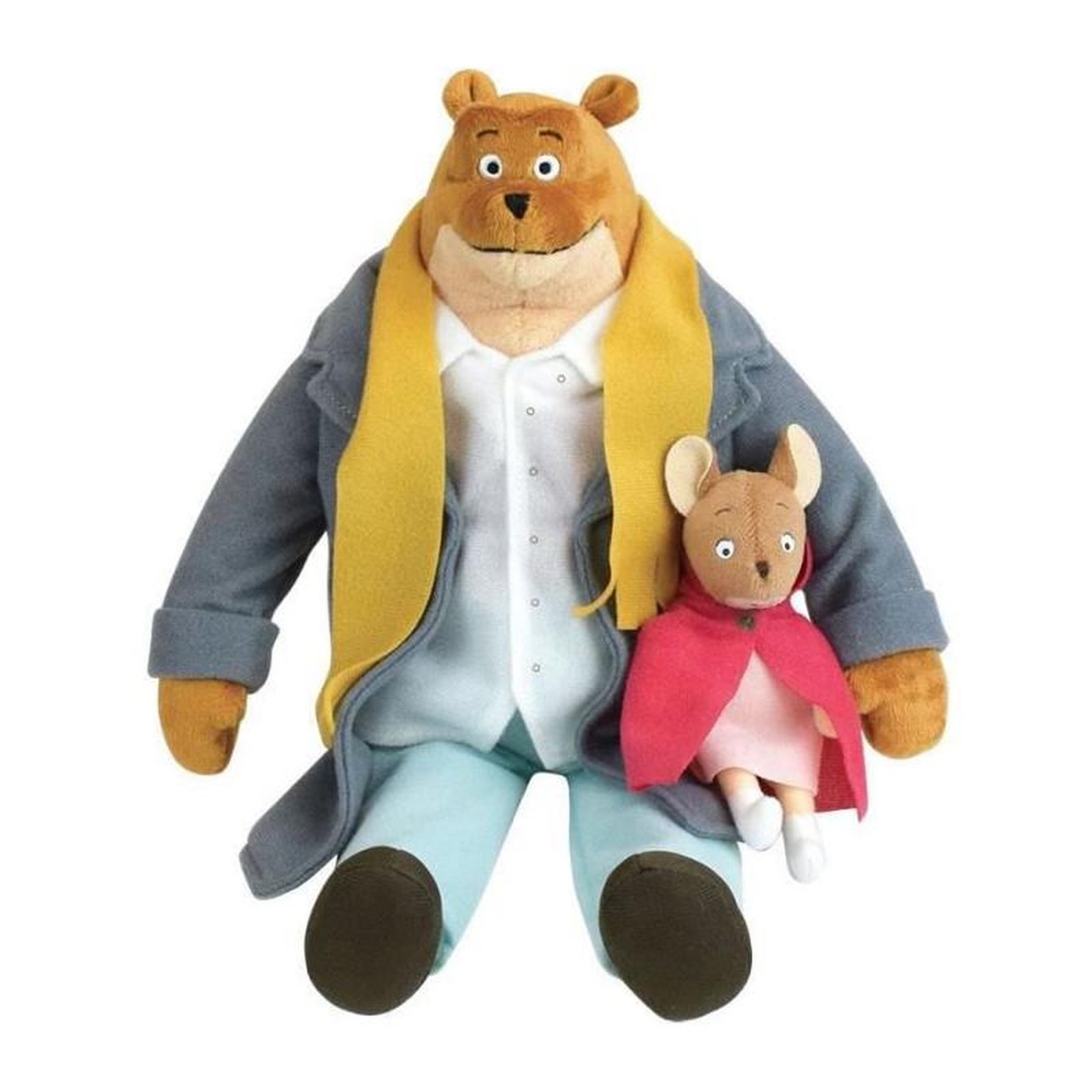 Voir la diapositive 5 : JEMINI JEMINI Ernest+Celestine Peluche Ernest +/- 31cm