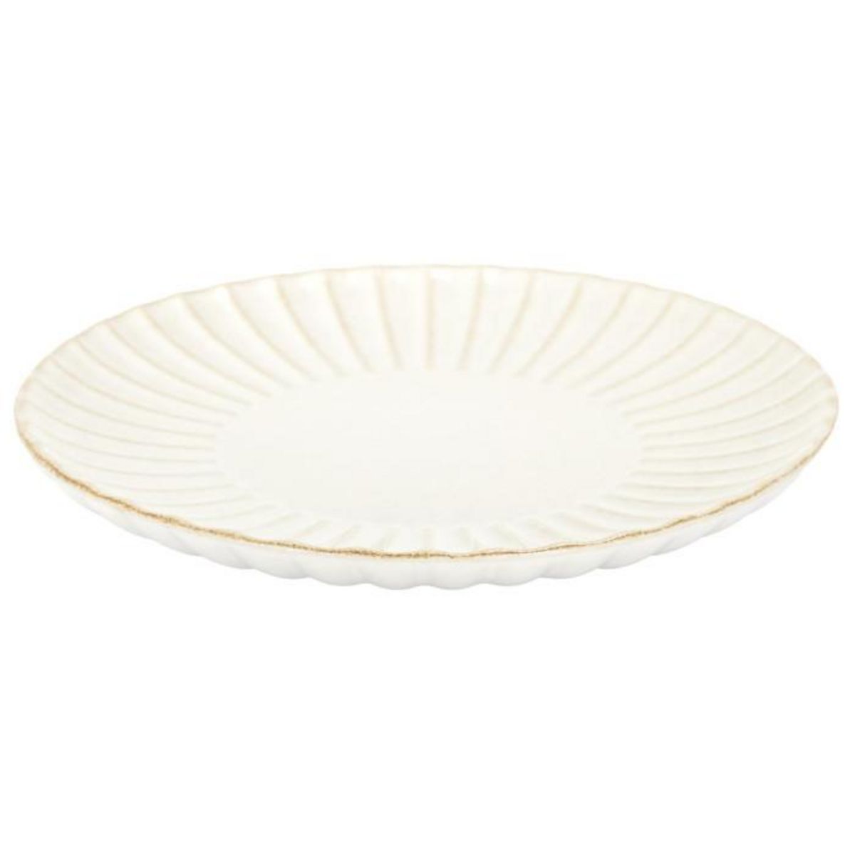 Paris Prix Lot de 6 Assiettes à Dessert  Vlora  21cm Beige