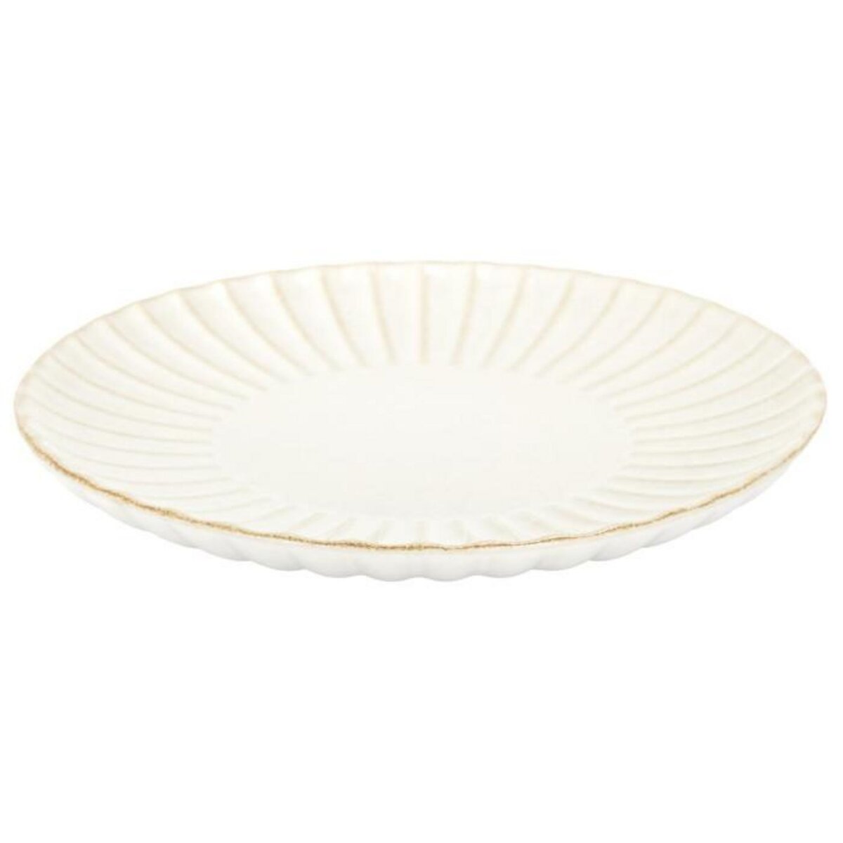 Paris Prix Lot de 6 Assiettes à Dessert  Vlora  21cm Beige