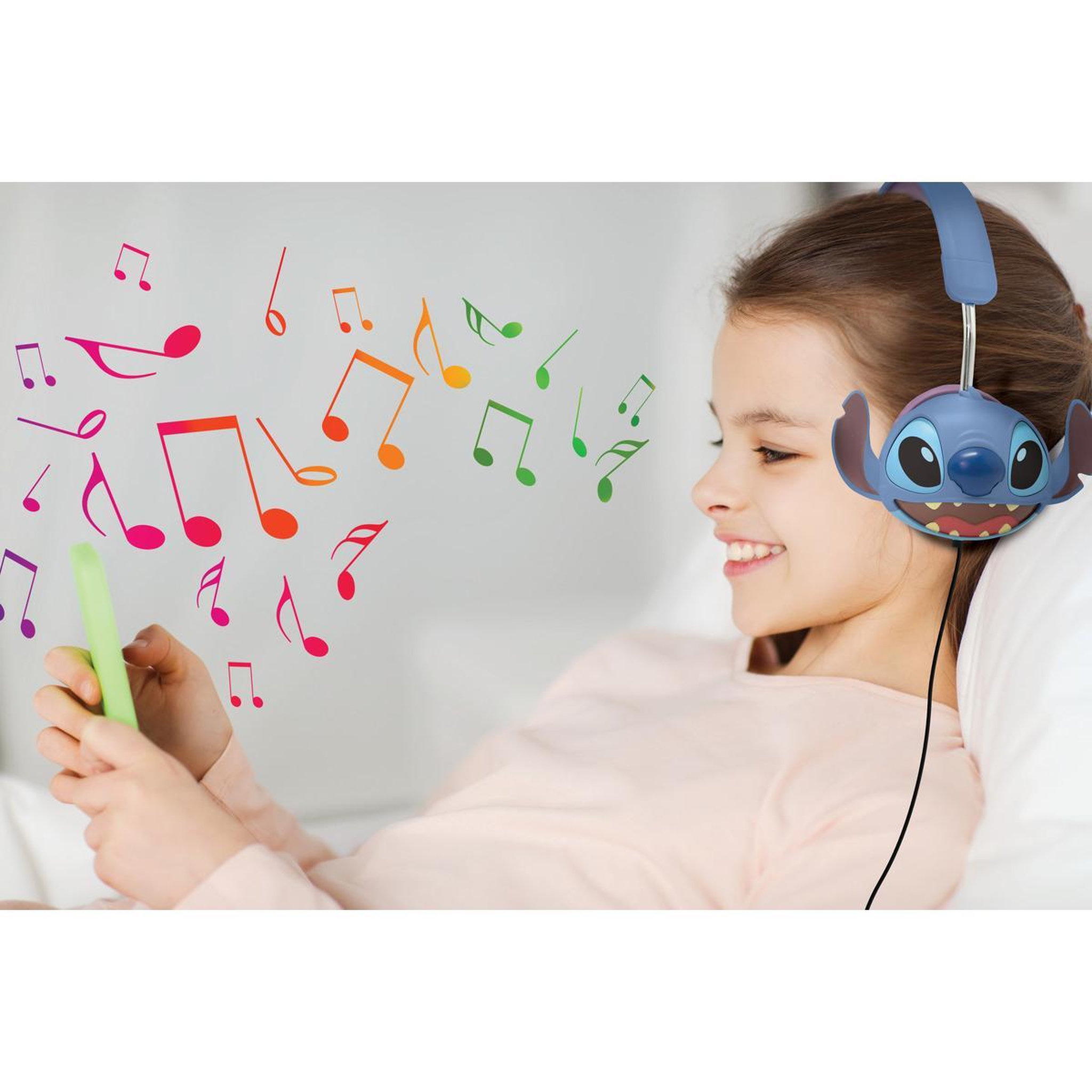 Voir la diapositive 5 : Lexibook Casque stéréo filaire pliable Stitch avec limitation de volume d'écoute