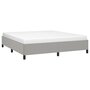 Voir la diapositive 3 : VIDAXL Cadre de lit sans matelas gris clair 180x200 cm tissu