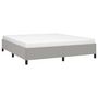 Voir la diapositive 3 : VIDAXL Cadre de lit sans matelas gris clair 180x200 cm tissu
