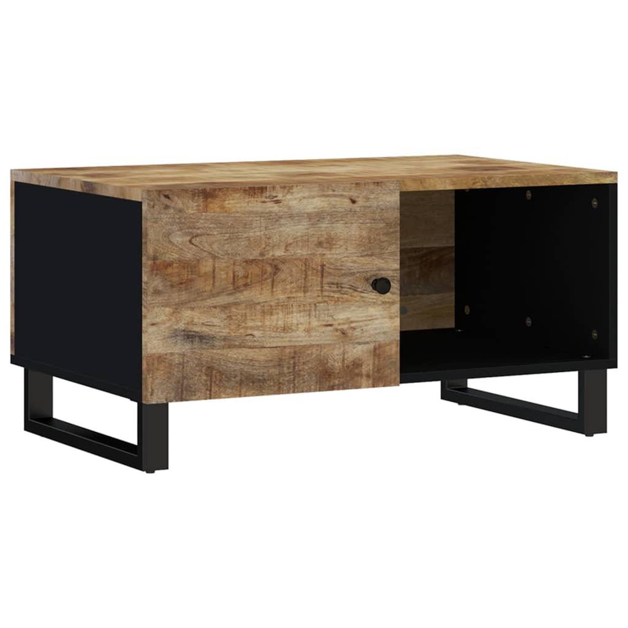 Voir la diapositive 5 : VIDAXL Table basse 80x50x40 cm Bois de manguier solide et d'ingenierie