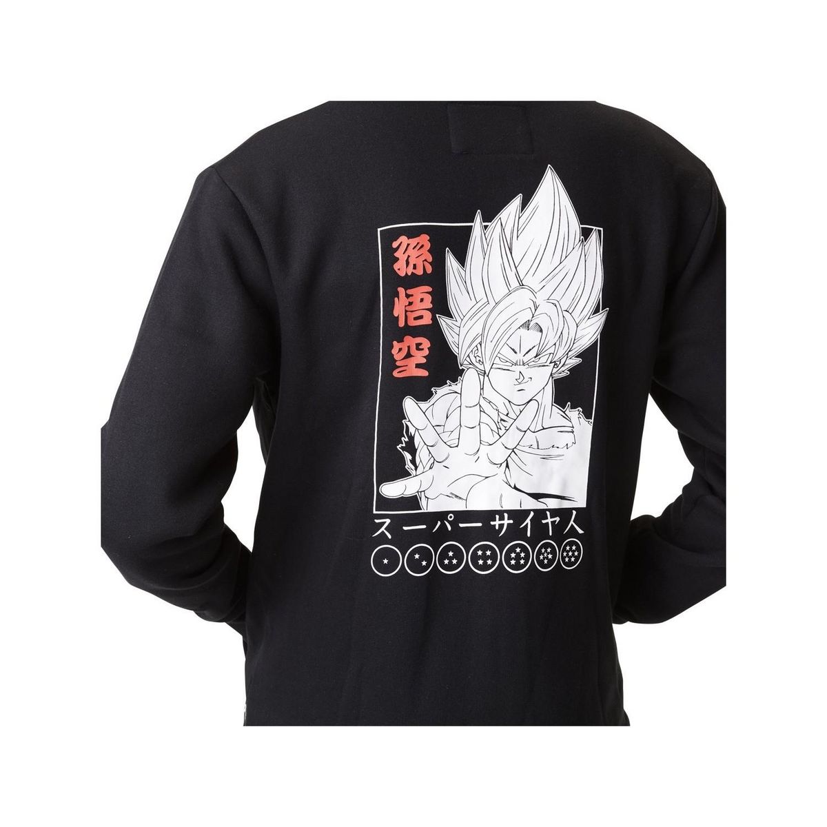 CAPSLAB Sweat à capuche avec zip homme Dragon Ball Z Goku
