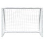 Voir la diapositive 5 : VIDAXL Buts de football pour enfants 2 pcs avec ballon blanc metal