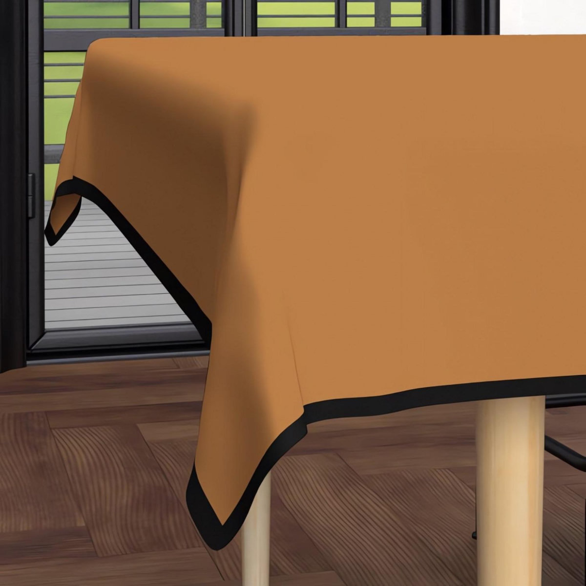 SOLEIL D'OCRE Nappe anti-tâches en microfibre lavée BOHEME, par Soleil d'Ocre