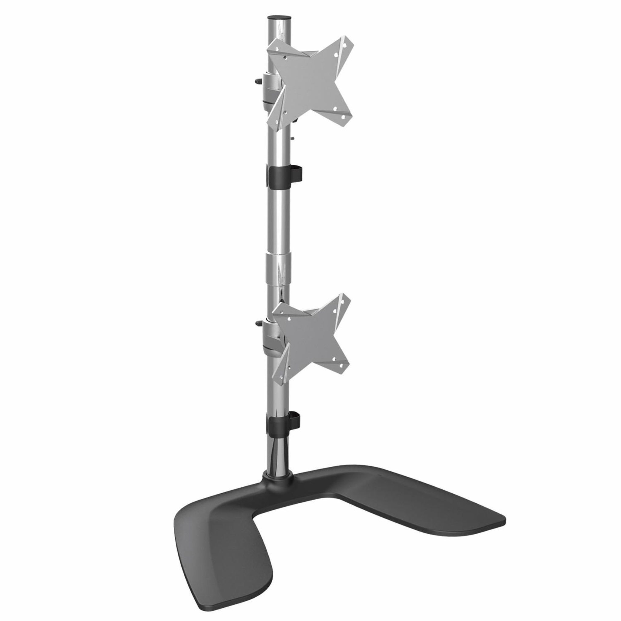Startech Startech.com armduovs support d'écran plat pour bureau 68,6 cm (27 ) noir, argent