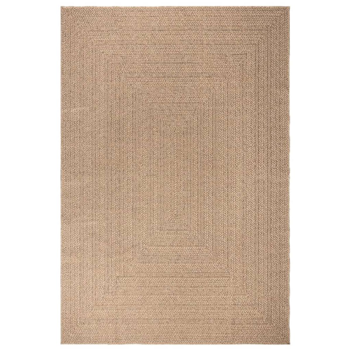 VIDAXL Tapis ZIZUR 200x290 cm aspect de jute interieur et exterieur
