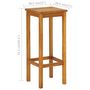 Voir la diapositive 6 : VIDAXL Ensemble de bar de balcon 3 pcs Bois d'acacia solide