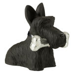 Paris Prix Statuette Terrier Écossais  Disco  39cm Noir