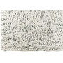 Voir la diapositive 2 : Paris Prix Plaid Tricoté  Efrain  130x170cm Blanc & Vert Foncé