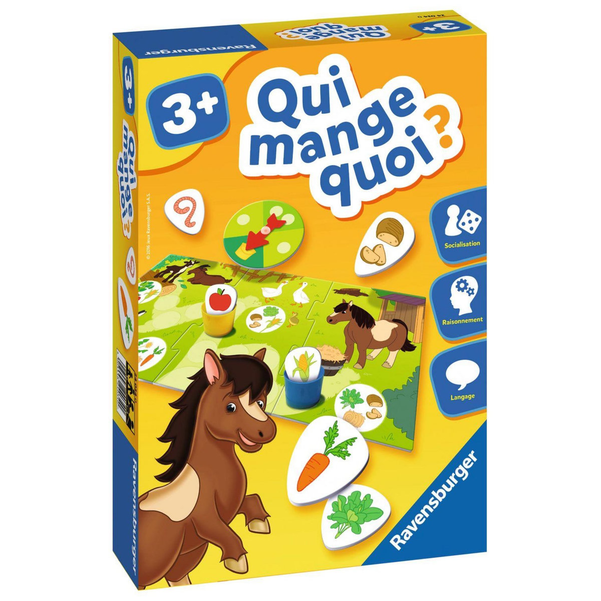 RAVENSBURGER Jeu Qui mange quoi ?