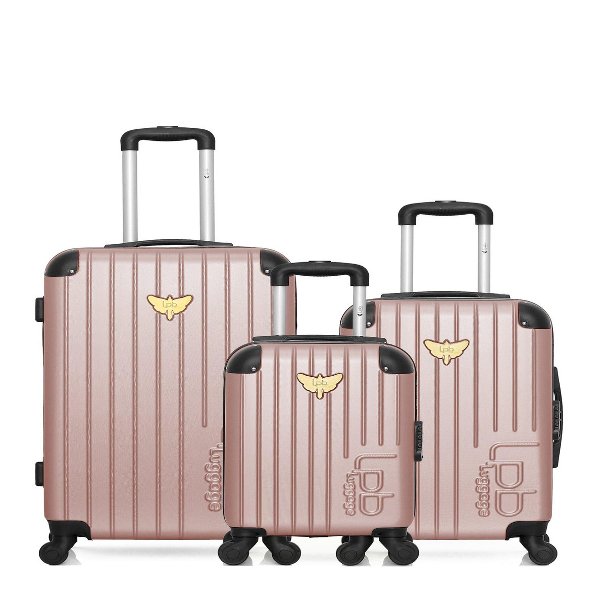 LES P'TITES BOMBES LPB LPB LUGGAGE - Lot de 3 - Valise weekend, valise cabine et valise cabine XXS MARIANNE