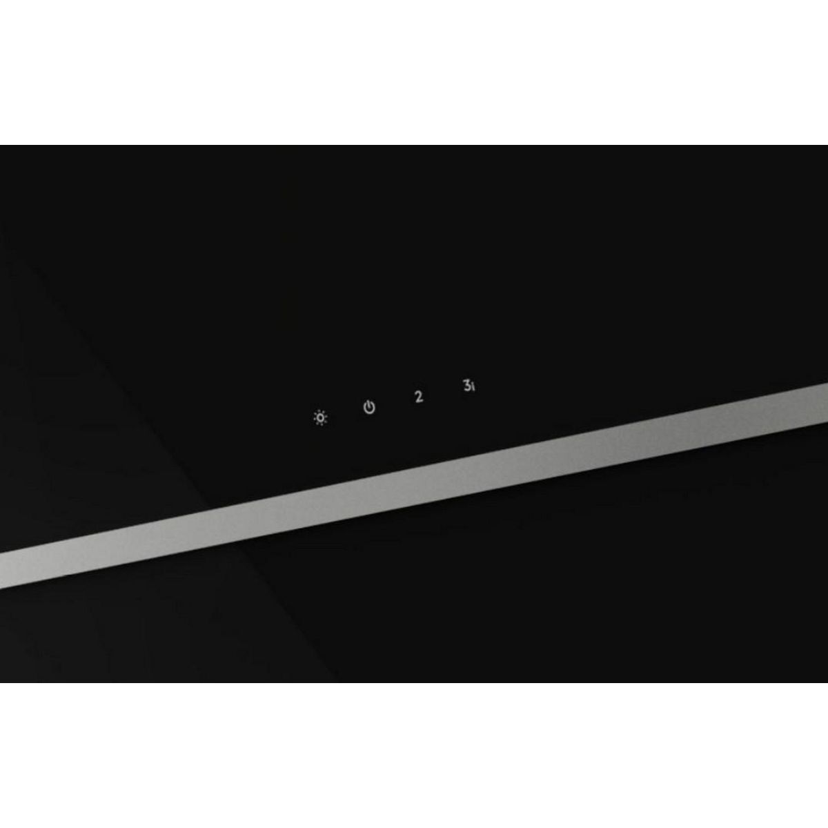 ROBLIN Hotte décorative inclinée 80cm 580m3/h noir - 5629997