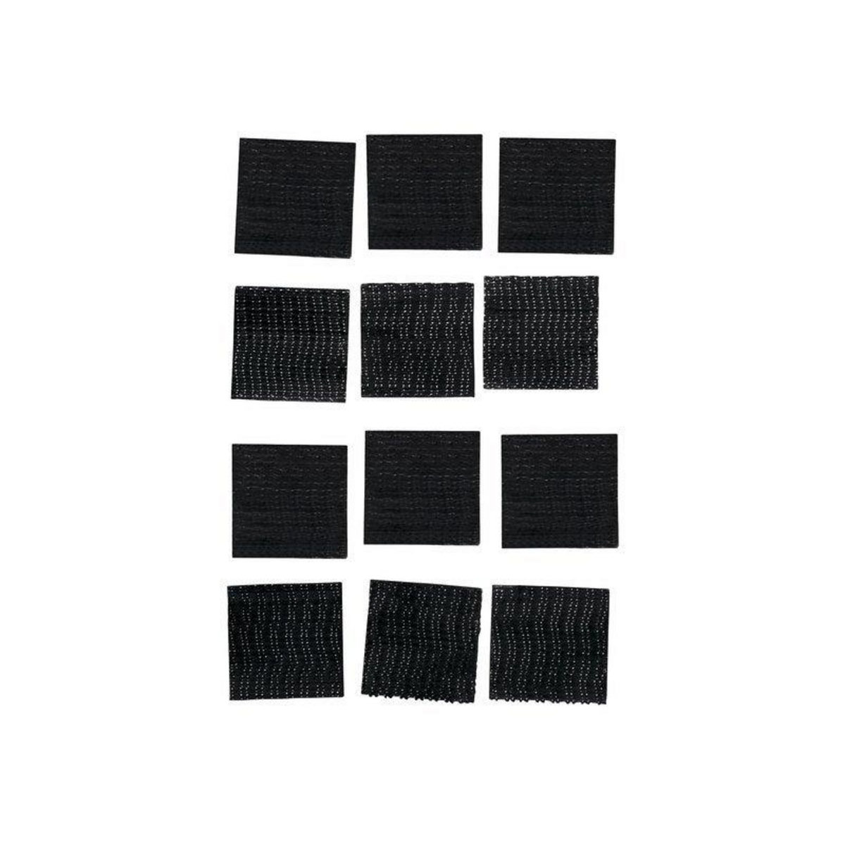 CENTRALE BRICO 12 Pastilles agrippantes adhésives noir SCOTCH L.2.5 x l.25 mm