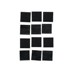 CENTRALE BRICO 12 Pastilles agrippantes adhésives noir SCOTCH L.2.5 x l.25 mm