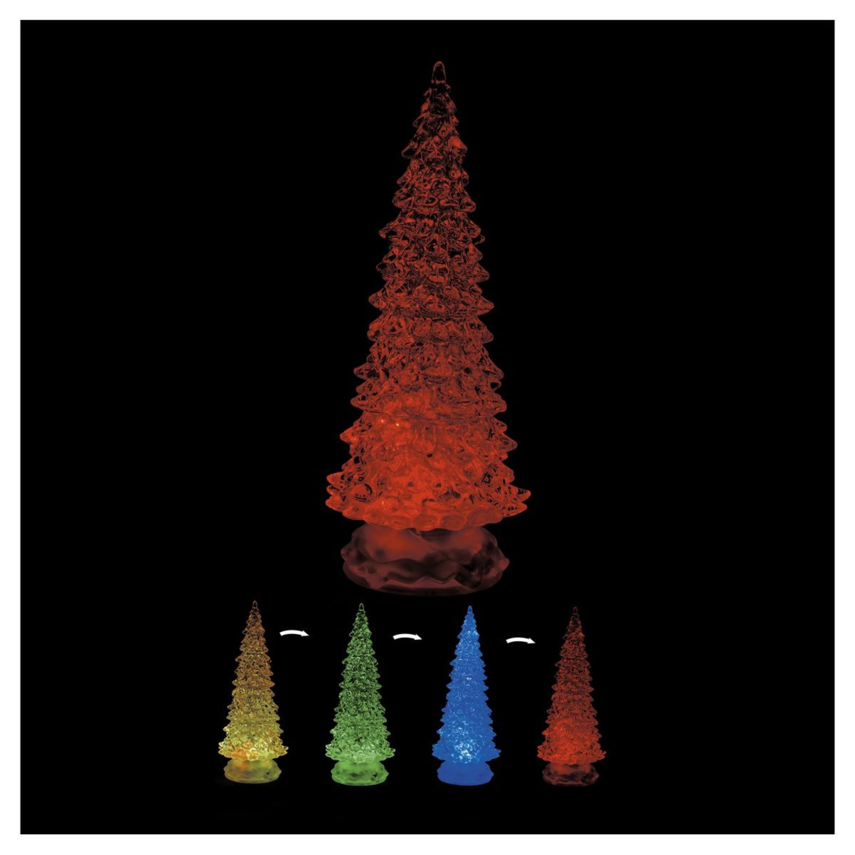 ACTUEL Sapin lumineux paillette led