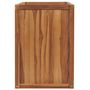 Voir la diapositive 3 : VIDAXL Lit sureleve 100x50x70 cm Bois de teck solide