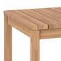 Rendez vous déco Table de jardin extensible Kora en bois de teck