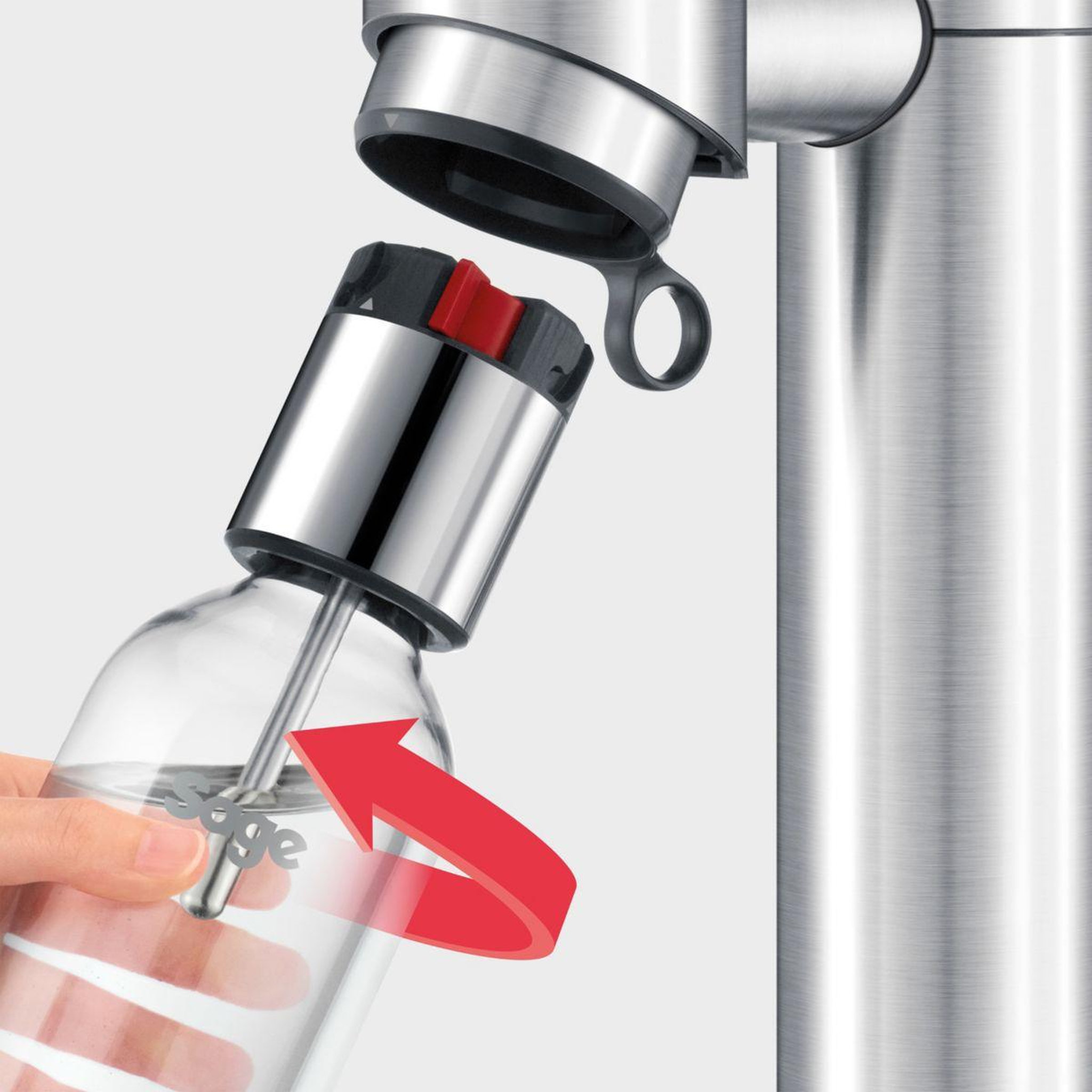 Voir la diapositive 4 : SAGE APPLIANCES Machine à soda InFizz Fusion SCA800DBL0ZEU1