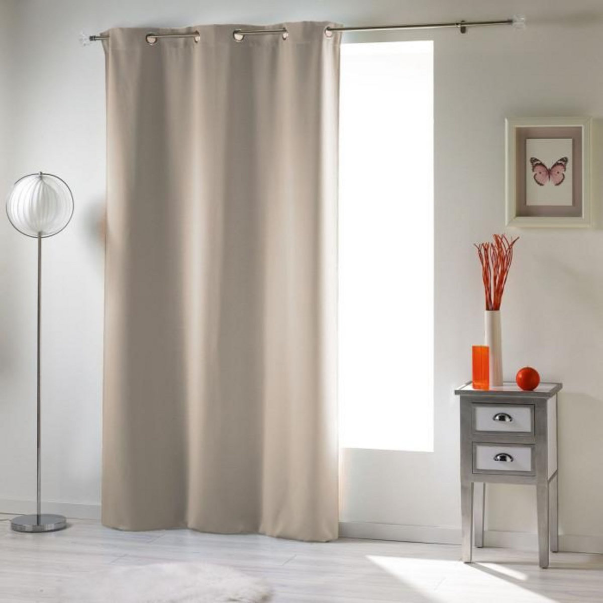 Paris Prix Rideau Occultant  Noche  135x240cm Ivoire