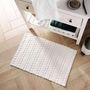 Voir la diapositive 2 : Douceur d'Intérieur Tapis de bain Calabasa en coton tufté - 50 x 80 cm - Blanc