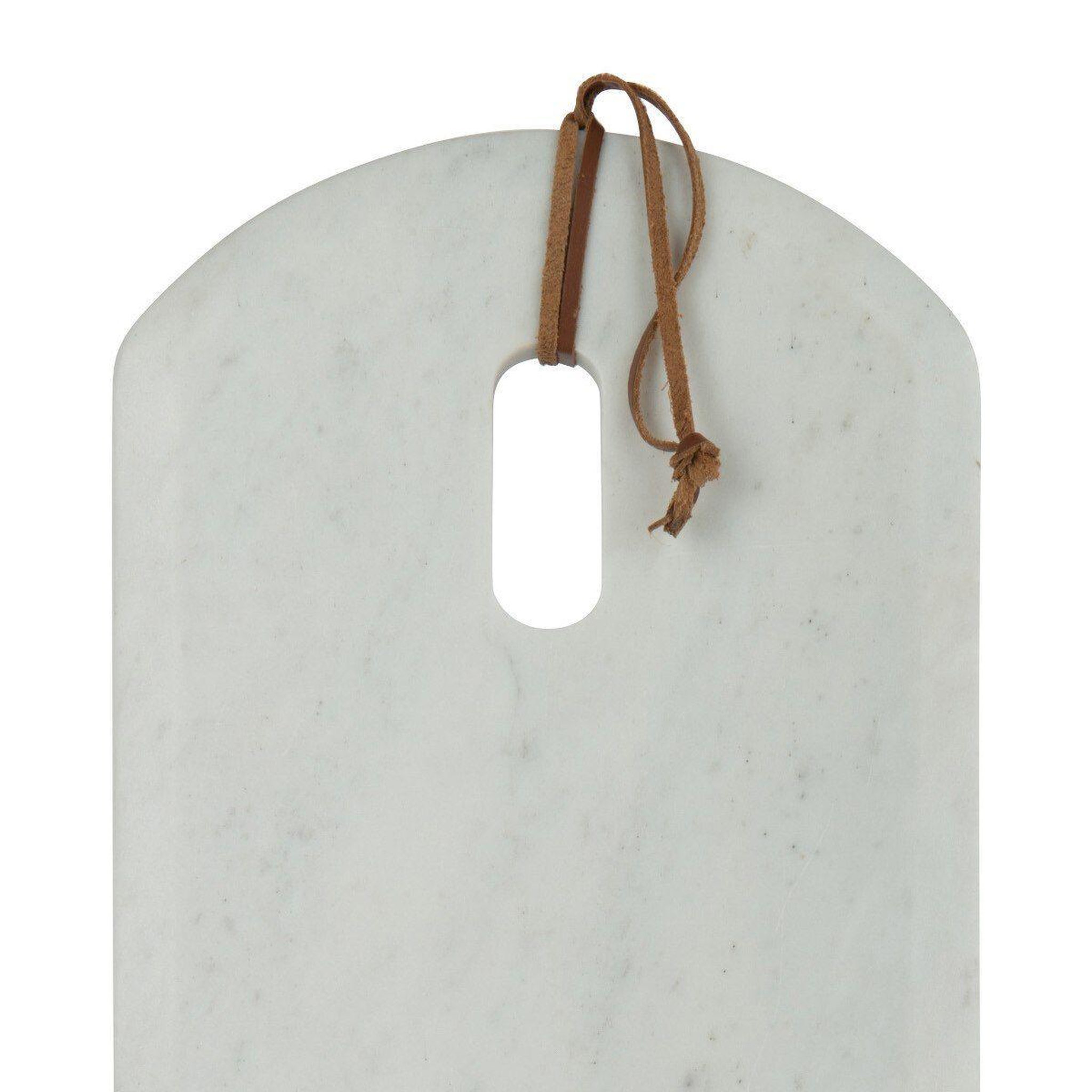 Voir la diapositive 2 : J-LINE Planche à découper en marbre  puglia  60cm blanc