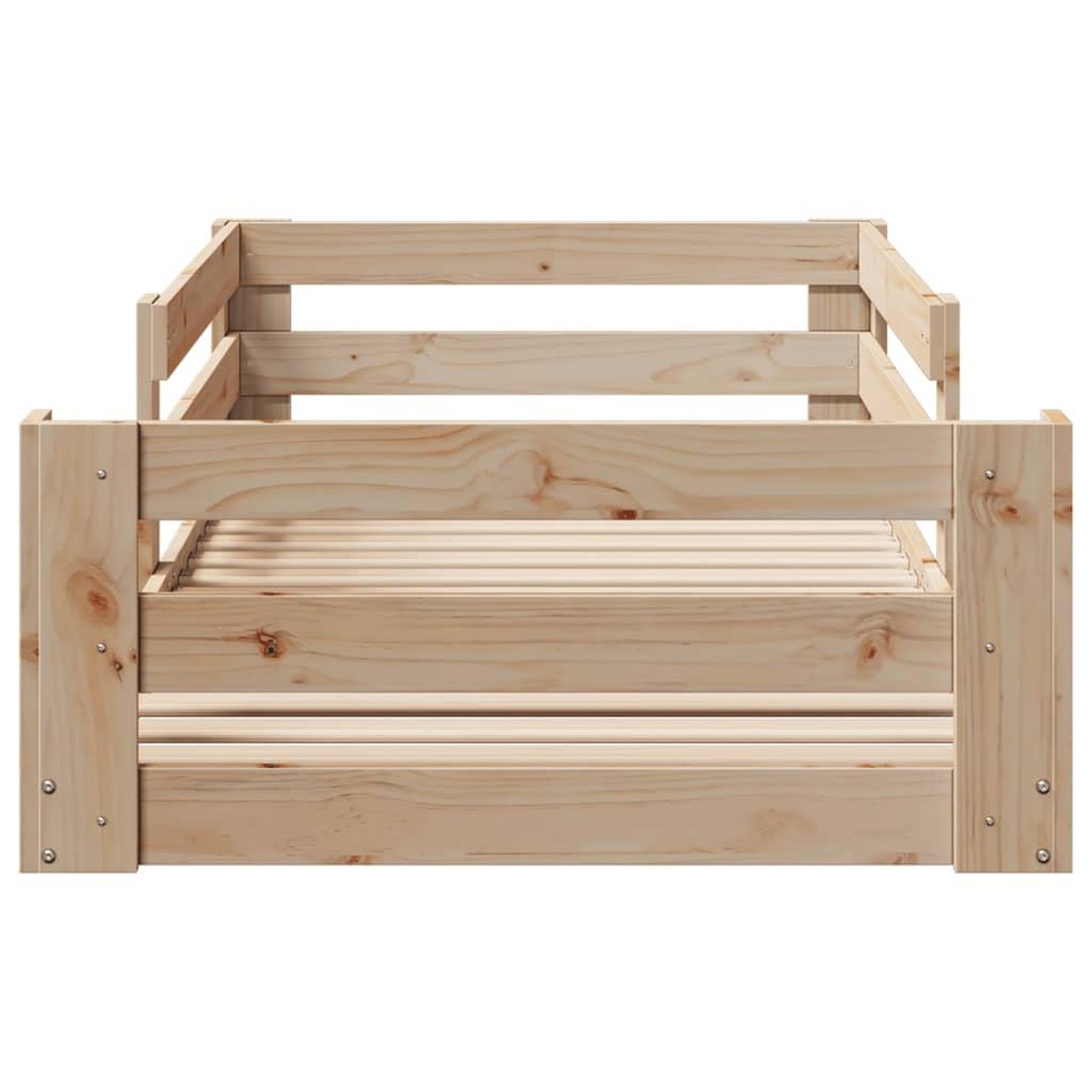 Voir la diapositive 4 : VIDAXL Cadre de lit sans matelas 80x200 cm bois massif de pin