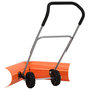Voir la diapositive 4 : VIDAXL Pelle a neige double angle avec poignee extensible orange acier