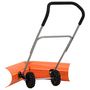 Voir la diapositive 4 : VIDAXL Pelle a neige double angle avec poignee extensible orange acier