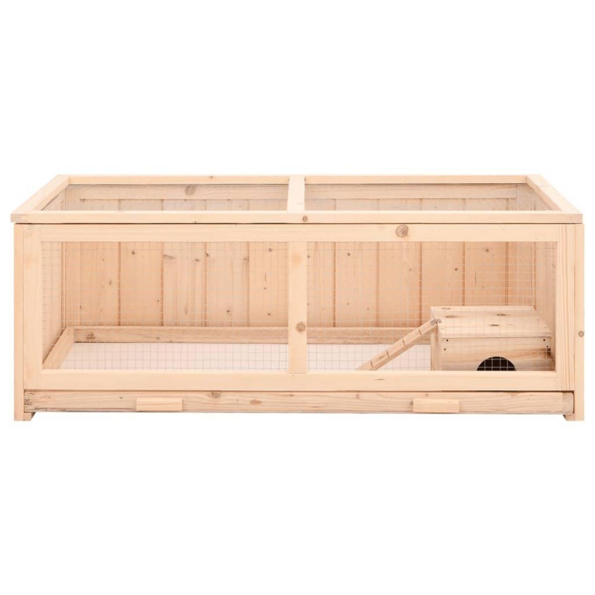 VIDAXL Cage a hamster 104x52x38 cm bois massif de sapin