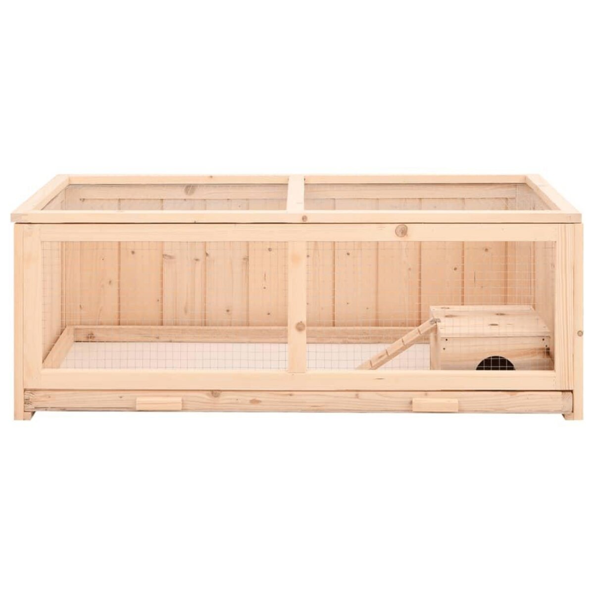 VIDAXL Cage a hamster 104x52x38 cm bois massif de sapin