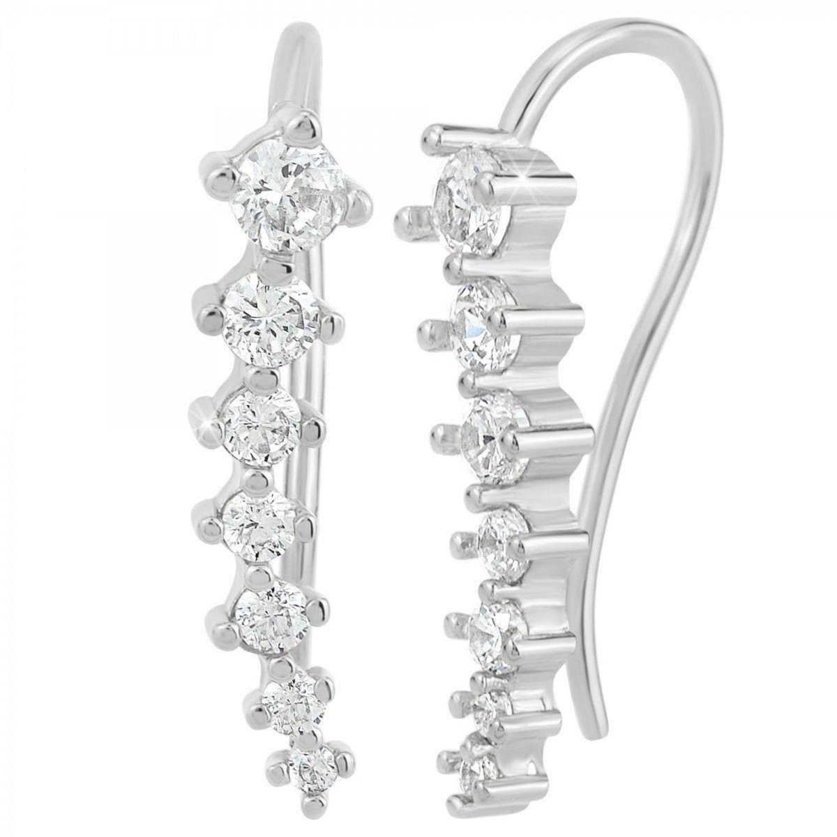 SC CRYSTAL Boucles d'oreilles par SC Crystal ornées de Zirconium