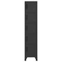 Voir la diapositive 2 : VIDAXL Armoire a casiers Anthracite 38x40x180 cm Acier