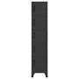 Voir la diapositive 2 : VIDAXL Armoire a casiers Anthracite 38x40x180 cm Acier