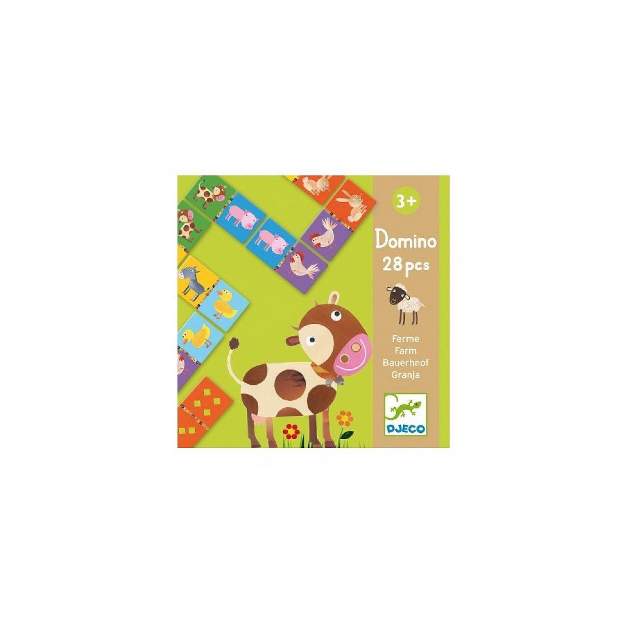 Voir la diapositive 2 : Djeco Jeu educatif domino ferme