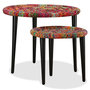 Voir la diapositive 5 : VIDAXL Table basse 2 pcs Details tisses chindi Multicolore