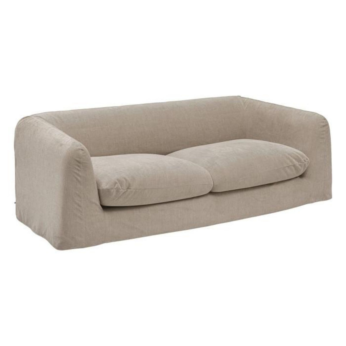 ATMOSPHERA Canapé 3 Places Design  Emile  216cm Gris