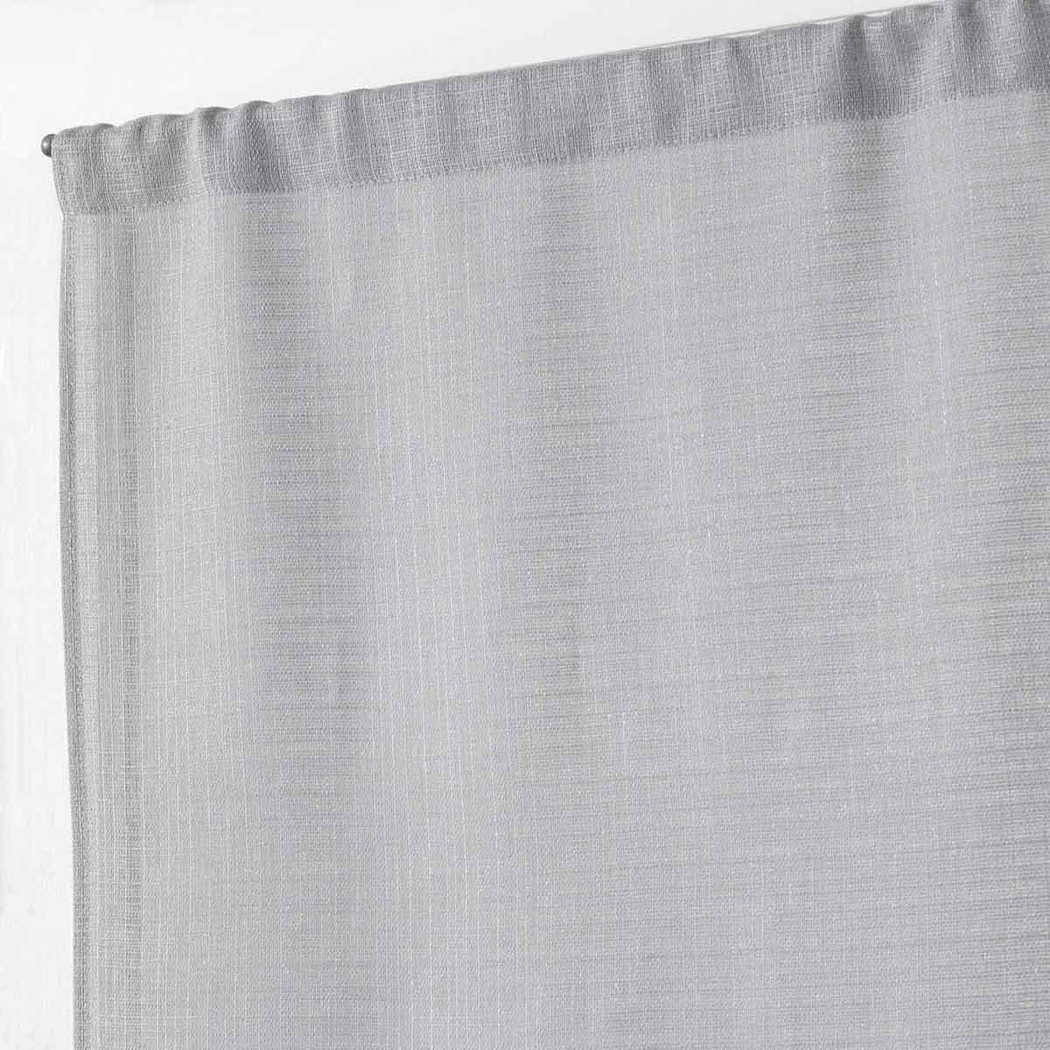Voir la diapositive 2 : Douceur d'Intérieur Paire de voilages  soane  60x90cm gris