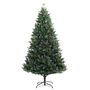 Voir la diapositive 2 : VIDAXL Sapin de Noël artificiel a charnieres avec baies rouges 150 cm