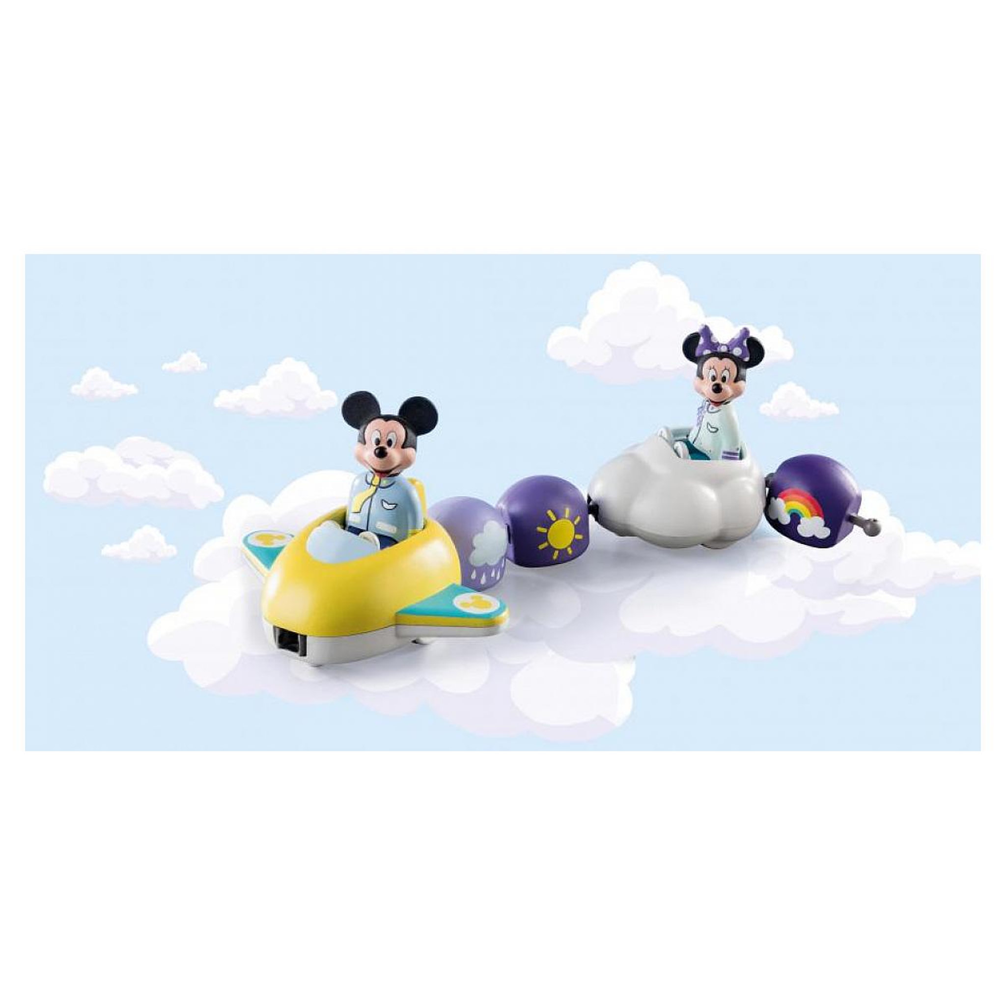 Voir la diapositive 3 : PLAYMOBIL 71320 Train des nuages de mickey et minnie