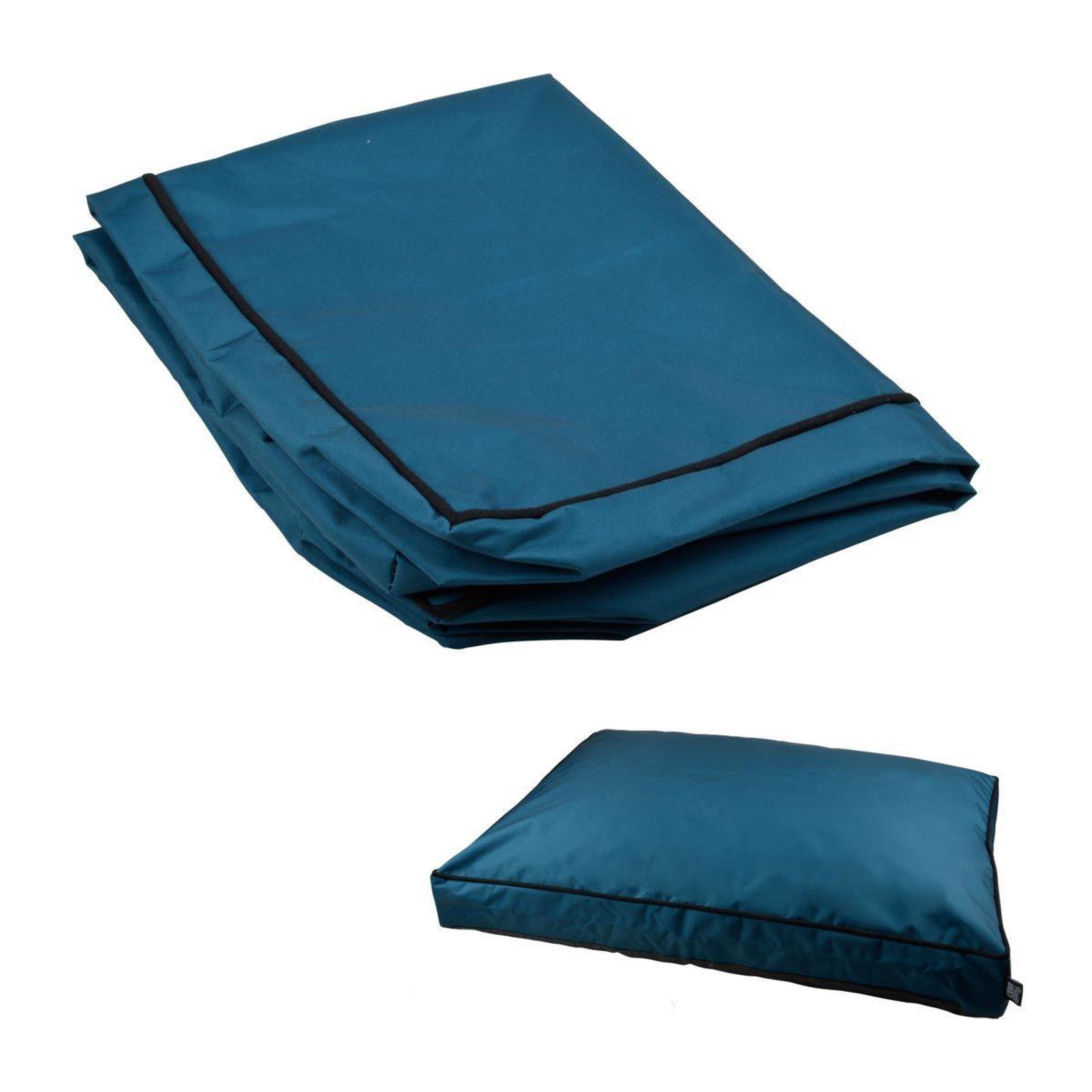 Voir la diapositive 1 : LOVE STORY Housse de Coussin pour Chien & Chat  Oxford  100cm Emeraude