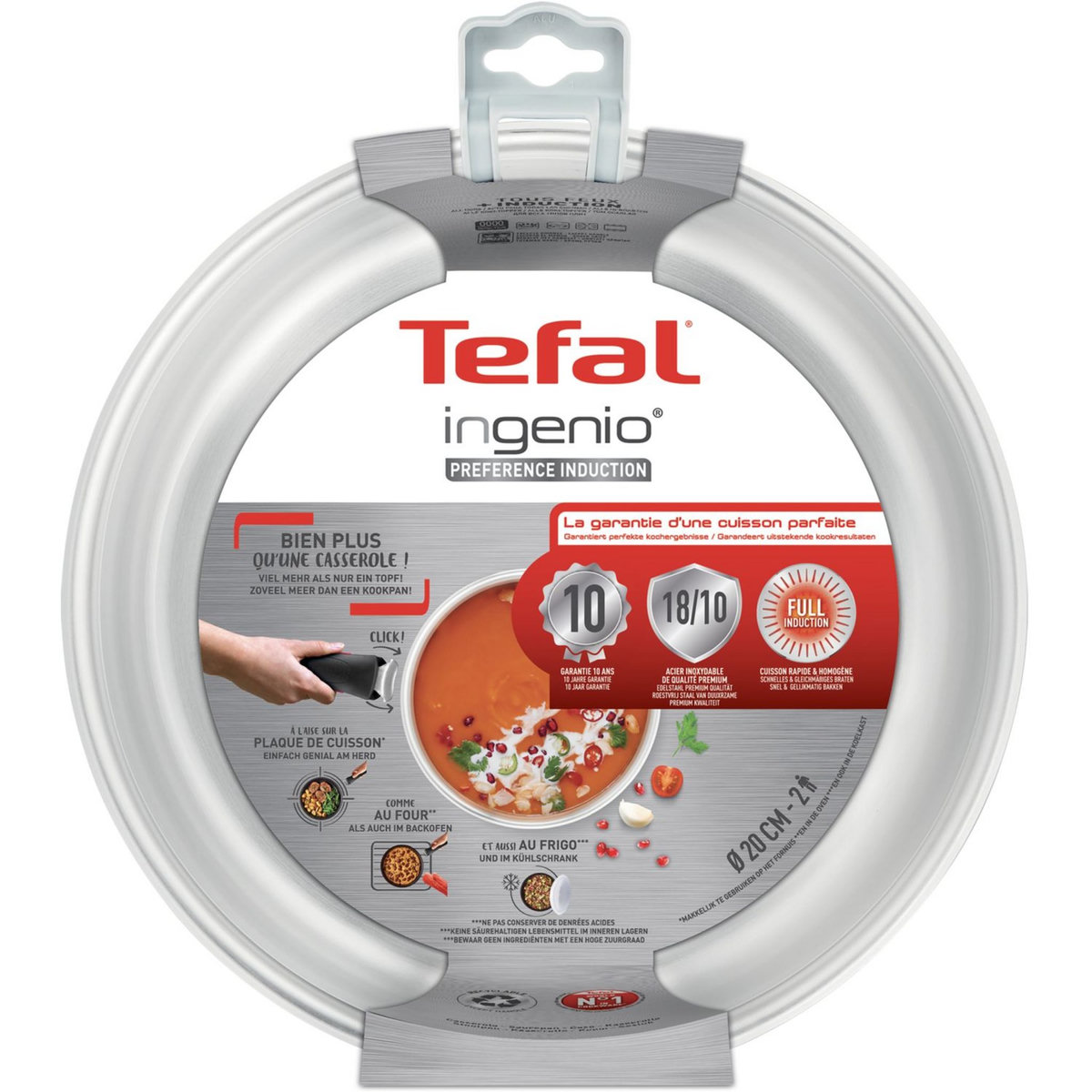 TEFAL Casserole induction PREFERENCE INGENIO 22 cm