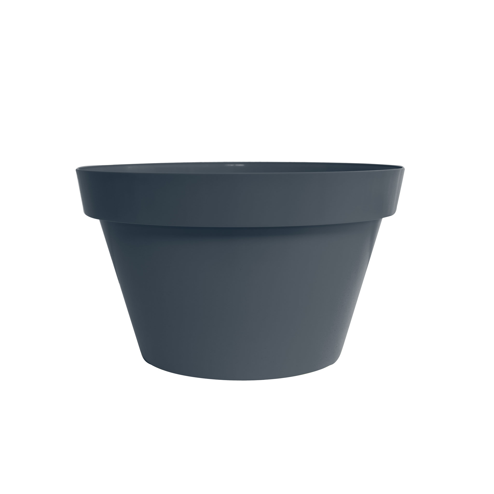 Voir la diapositive 1 : Pot Cléo à roulettes diam 60 cm anthracite
