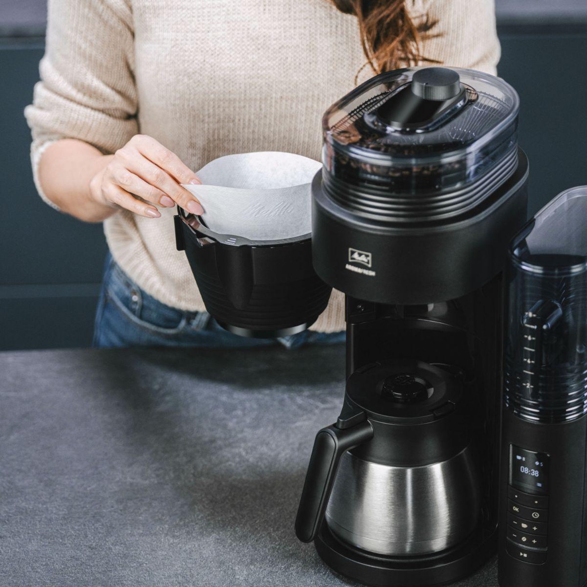 Voir la diapositive 5 : Melitta Cafetière isotherme aromafresh therm pro 1030-11