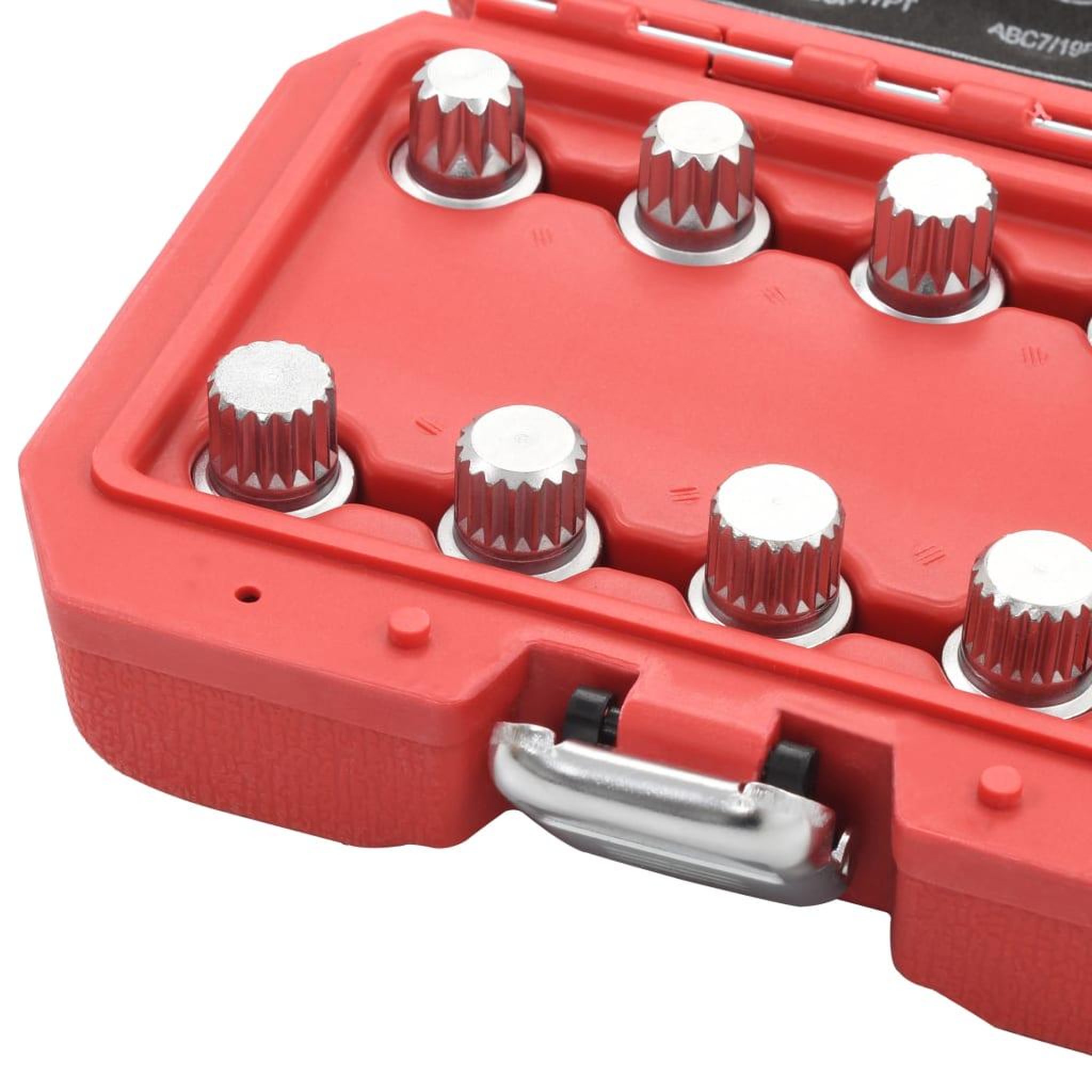 Voir la diapositive 5 : VIDAXL Jeu de cles pour ecrou de blocage de roue 10 pcs pour vw